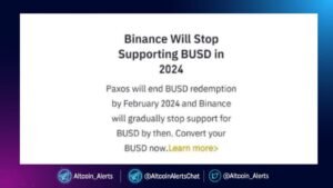 Binance Out of BUSD Stablecoin