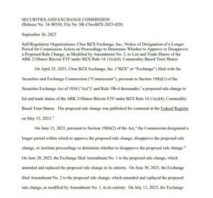 SEC Delays Bitcoin ETF Decisions for 2023